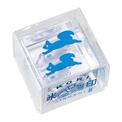 透明スタンプ「氷印」 小サイズ リス CLS22-005