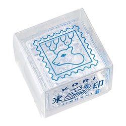 透明スタンプ「氷印」 小サイズ シカ CLS22-007