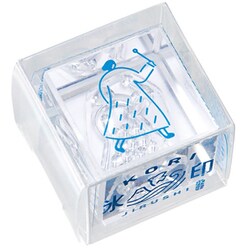透明スタンプ「氷印」 小サイズ オンナノコ CLS22-013
