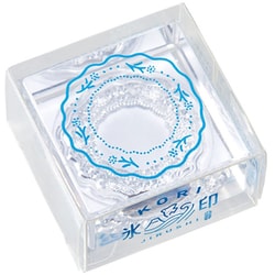 透明スタンプ「氷印」 大サイズ ワッカ CLS33-007