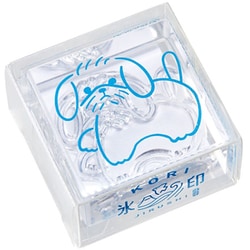 透明スタンプ「氷印」 大サイズ マルチーズ CLS33-008