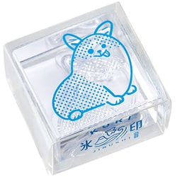 透明スタンプ「氷印」 大サイズ コーギー CLS33-010