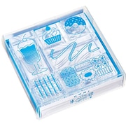 透明スタンプ「氷印」 6個セット スイーツセット CLSS-004