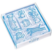 透明スタンプ「氷印」 6個セット ドウブツセット CLSS-006