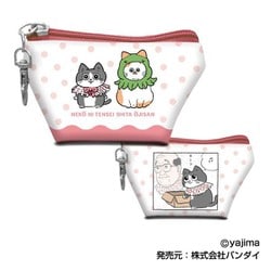 キャラクターグッズ ねこに転生したおじさん イヤフォンポーチ 01. プンちゃん&てぷちゃん