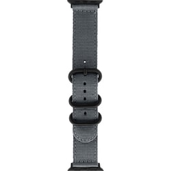 LN-AW41B38GY [Apple Watch 38/40/41mm バンド（Series 10/42mm対応） 「CORVIN」 3バックルナイロンバンド グレー]