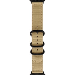 LN-AW41B38BG [Apple Watch 38/40/41mm バンド（Series 10/42mm対応） 「CORVIN」 3バックルナイロンバンド ベージュ]
