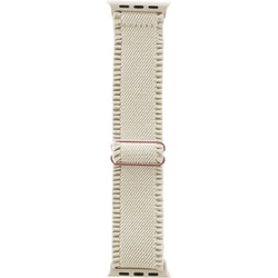 LN-AW41B39WH [Apple Watch 38/40/41mm バンド（Series 10/42mm対応） 「CORVIN」 フリルナイロンバンド エクリュ]