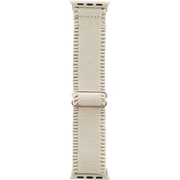 LN-AW41B39WH [Apple Watch 38/40/41mm バンド（Series 10/42mm対応） 「CORVIN」 フリルナイロンバンド エクリュ]