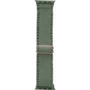 LN-AW41B39GR [Apple Watch 38/40/41mm バンド（Series 10/42mm対応） 「CORVIN」 フリルナイロンバンド モスグリーン]