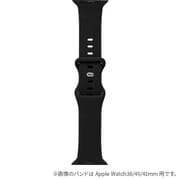 LN-AW49B19BK [Apple Watch 42/44/45/49mm バンド（Series 10/46mm対応） 「CORVIN」 ベーシックシリコンバンド ブラック]