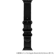 LN-AW49B20BK [Apple Watch 42/44/45/49mm バンド（Series 10/46mm対応） 「CORVIN」 3バックルナイロンバンド ブラック]