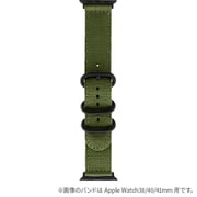 LN-AW49B20KA [Apple Watch 42/44/45/49mm バンド（Series 10/46mm対応） 「CORVIN」 3バックルナイロンバンド カーキ]