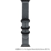 LN-AW49B20GY [Apple Watch 42/44/45/49mm バンド（Series 10/46mm対応） 「CORVIN」 3バックルナイロンバンド グレー]