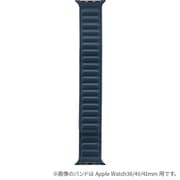 LN-AW49B21NV [Apple Watch 42/44/45/49mm バンド（Series 10/46mm対応） 「CORVIN」 レザー風マグネットバンド ネイビー]
