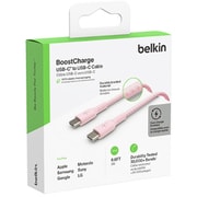 BoostCharge USB-C to USB-C 編組ケーブル 2m ピンク CAB004bt2MPK