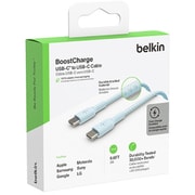 BoostCharge USB-C to USB-C 編組ケーブル 2m ブルー CAB004bt2MBL