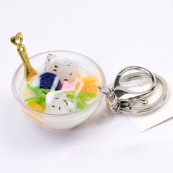 KHP-104 [キーホルダー スイーツ果物サラダ 食品サンプルチャーム]