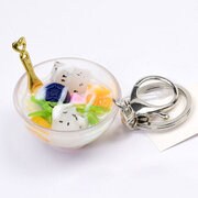 KHP-104 [キーホルダー スイーツ果物サラダ 食品サンプルチャーム]