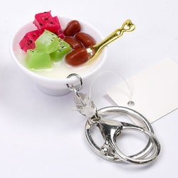 KHP-105 [キーホルダー ミックスフルーツ 食品サンプルチャーム]