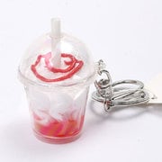 KHP-107 [キーホルダー アイスクリーム-赤 食品サンプルチャーム]