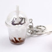 KHP-108 [キーホルダー アイスクリーム-黒 食品サンプルチャーム]