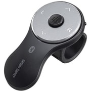 マウス Bluetooth 無線 ワイヤレスマウス 静音 充電式 小型 超小型 軽量 IRLED リング 5ボタン レシーバー収納 プレゼンテーション Bluetooth 5.0 ブラック MA-BTRING3BK