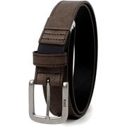 22269274 [EDWIN 0111155 35mm PU ヘッドストレッチベルト D.BROWN]