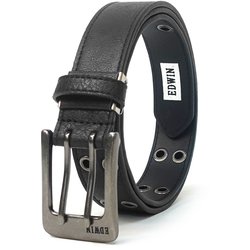 22269275 [EDWIN 0111156 35mm PU Wハトメベルト BLACK]