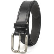 22269286 [EDWIN 0111128 日本製 35mm Wステッチベルト BLACK]