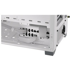 CORSAIR コルセア RM1000i Platinum フルモジュラー 電源 ヨドバシ.com - コルセア CORSAIR RM1000x Shift White 側面配線