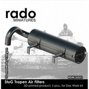 RDM16S01 1/16 WWII ドイツ III号突撃砲 熱帯地用エアフィルター 2個入 [プラモデル用パーツ]