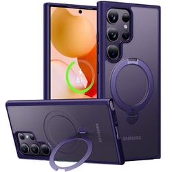 UPRO Ostand Spin for Galaxy S24 Ultra用 Dark Purple X00FX1301