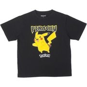 22863174 [ポケットモンスター ポケモン ブラック Tシャツ A柄 ピカチュウ XLサイズ]