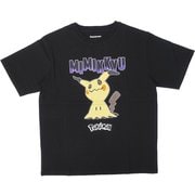 22863174 [ポケットモンスター ポケモン ブラック Tシャツ F柄 ミミッキュ Sサイズ]