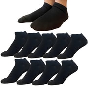 くるぶし丈ソックス 9足セット ブラック M-03-2527-BK
