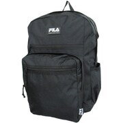 FLB30 クロ/パープル [FILA ラバーネーム 出ポケ2層リュック]