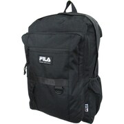 FLB31 クロ/パープル [FILA ラバーネーム A4ビッグポケット3層リュック]