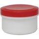 A0060 [アルファ軟膏容器 キャップ：赤（002） 120ml 40個]