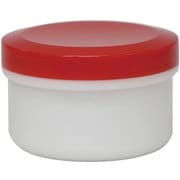 A0060 [アルファ軟膏容器 キャップ：赤（002） 120ml 40個]