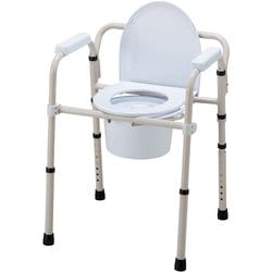 マツヨシ ポータブルトイレチェア 折りたたみ式 MY-1251