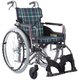 車いす モダン Aスタイル 緑チェックA9 KMD-A22-40-M/SR