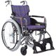 車いす モダン Aスタイル 紫チェックA11 KMD-A22-40-M/SR