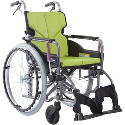車いす モダン Aスタイル 若葉色No.85 KMD-A22-40-M/SR