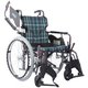 車いす モダン Bスタイル 緑チェックA9 KMD-B22-40-M/SR