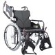 車いす モダン Bスタイル チャコールグレーNo.82 KMD-B22-40-M/SR