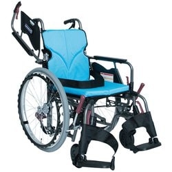 車いす モダン Bスタイル ライトブルーNo.83 KMD-B22-40-M/SR