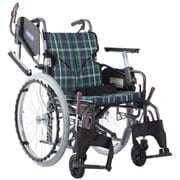 車いす モダン Cスタイル 緑チェックA9 KMD-C22-40-M/SR