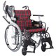 車いす モダン Cスタイル 赤チェックA10 KMD-C22-40-M/SR