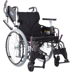 車いす モダン Cスタイル 黒メッシュNo.68 KMD-C22-40-M/SR